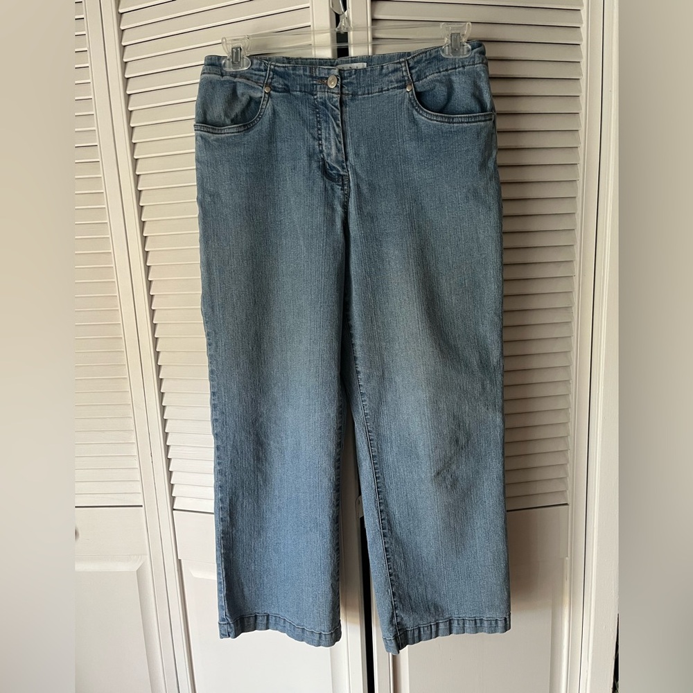 CAbi Light Blue Straight Leg Jeans